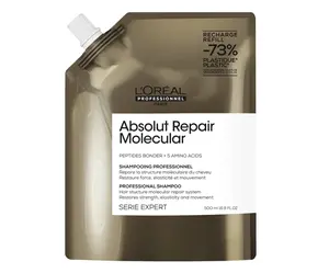 Šampon pro poškozené vlasy Loréal Professionnel Serie Expert Absolut Repair Molecular - 500 ml, náhradní náplň - L’Oréal Professionnel + dárek zdarma