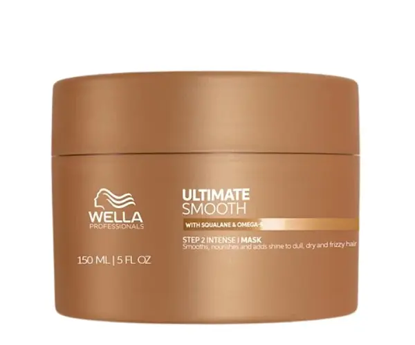 Maska pro lesk a hebkost suchých vlasů Wella Professionals Ultimate Smooth Mask - 150 ml (99350185254) + dárek zdarma