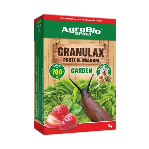 Přípravek proti slimákům AGROBIO Granulax Garden 1kg