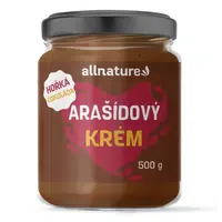 ALLNATURE Arašídový krém s hořkou čokoládou 500 g