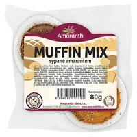 AMARANTH Bezlepkový muffin mix sypaný amarantem 2 kusy