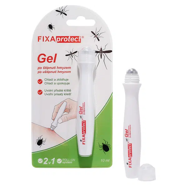 FIXAPROTECT Gel po štípnutí hmyzem 2v1 roll-on10 ml