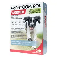 FRONTCONTROL Wormer na odčervení tablety pro psy 2 kusy