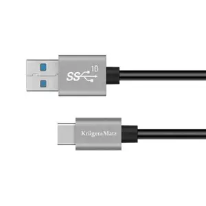 Kabel KRUGER & MATZ KM1262 Basic USB/USB-C 0,5m Black