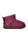 UGG  sběhule dětské semišové ULTRA MINBAILEY BOW