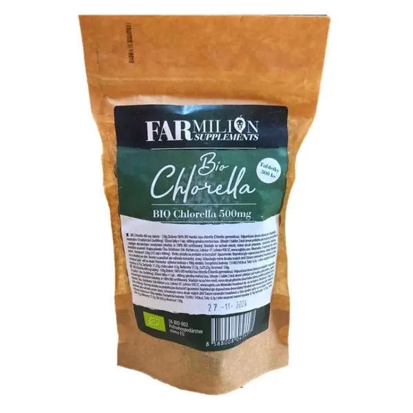 FARMILION Chlorella 500 mg BIO 300 tablet