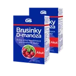 GS Brusinky Akut &amp; D-manóza Akut, 2 x 20 tablet