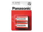 Baterie C (R14) Zn-Cl PANASONIC Red 2ks / blistr