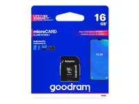 Karta paměťová GOODRAM microSD 16GB s adaptérem