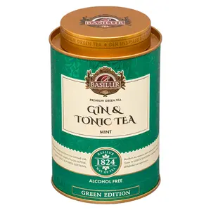 BASILUR Gin & tonic mint zelný čaj 75 g