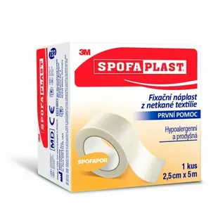 3M™ SPOFAPLAST 732 Fixační náplast z netkaná textilie 2,5 cm x 5 m