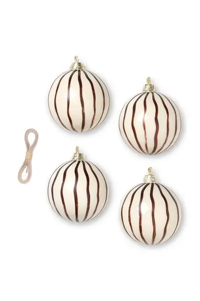 Ferm Living  Ozdoba na vánoční stromeček  4-pack