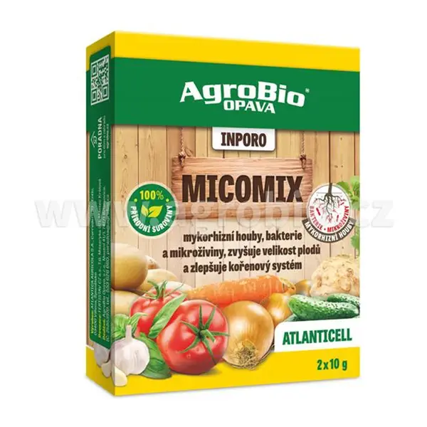 Přípravek pro podporu rostlin AGROBIO Inporo Micomix (Atlanticell) 2x10g