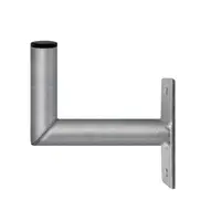 Anténní držák 15cm na zeď s pásem, trubka 28/2mm, výška 8cm žár.