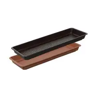 Miska pod truhlík GARDEN hnědá 50cm