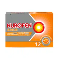 NUROFEN Junior pomeranč 100 mg 12 žvýkacích tablet