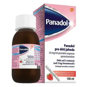 PANADOL Pro děti Jahoda 24 mg 100 ml