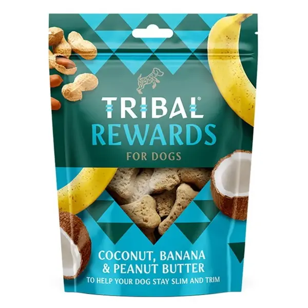 TRIBAL Rewards Coconut & Banana & Peanut butter pamlsek pro psy 125 g