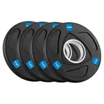 Sada litinových závaží REBEL RBA-2107 4x1,25kg