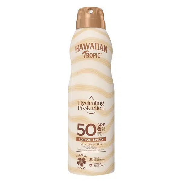 HAWAIIAN TROPIC Silk Hydration Sprej na opalování SPF50 220 ml
