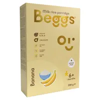 BEGGS Mléčná rýžová kaše banánová 6m+ 200 g