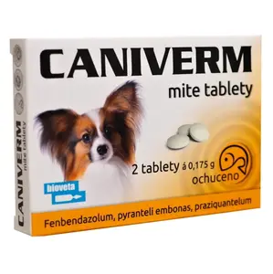 CANIVERM Mite 0,175 g 2 tablety