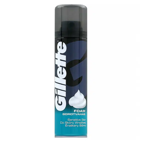 GILLETTE Classic Sensitive pánská pěna na holení 200 ml