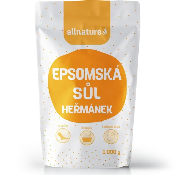 ALLNATURE Epsomská sůl Heřmánek 1000 g