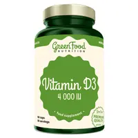 GREENFOOD NUTRITION Vitamin D3 4000IU 90 kapslí