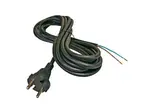 Flexo šňůra gumová 2x1,0mm2 3m černá  GETI