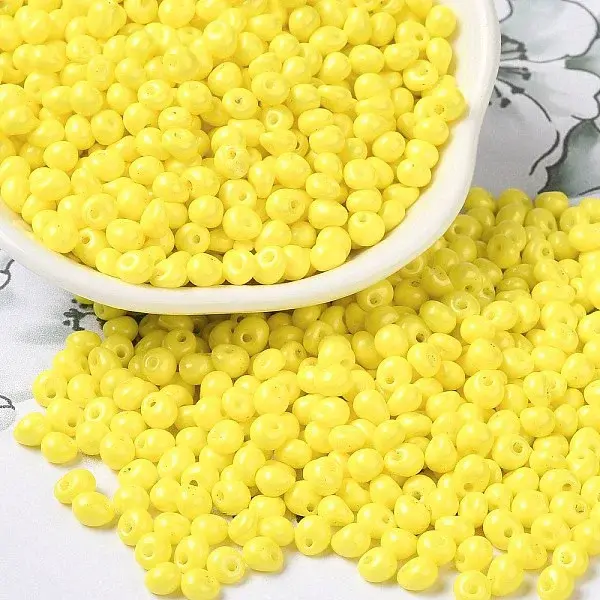 6/0 Opaque Baking Paint Glass Seed Beads