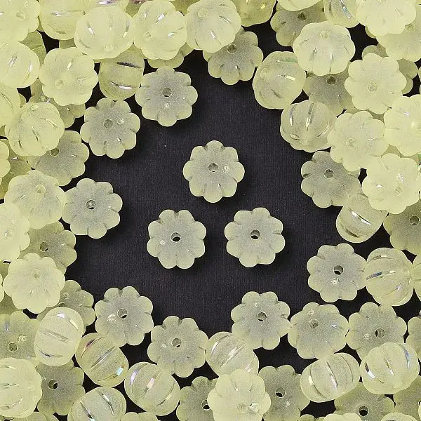 Frosted Transparent Acrylic Beads