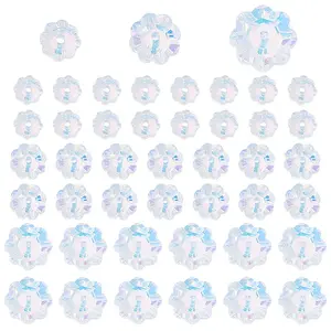 120Pcs 3 Size Glass Beads