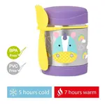 SKIP HOP Zoo termoska na jedlo s lyžičko/vidličkou 12 m+ jednorožec 325 ml