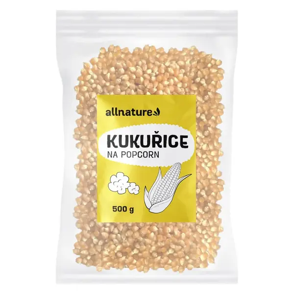 ALLNATURE Kukurica na popcorn 500 g