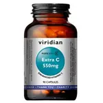 VIRIDIAN Nutrition Extra C 550 mg 90 kapsúl