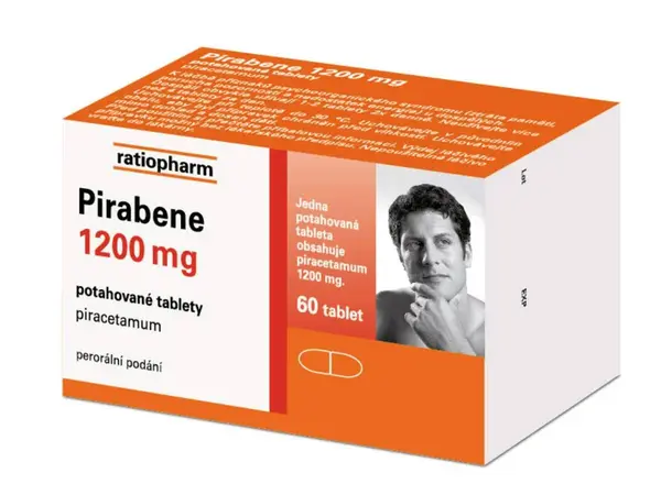 Pirabene 1200mg potahované tablety 60