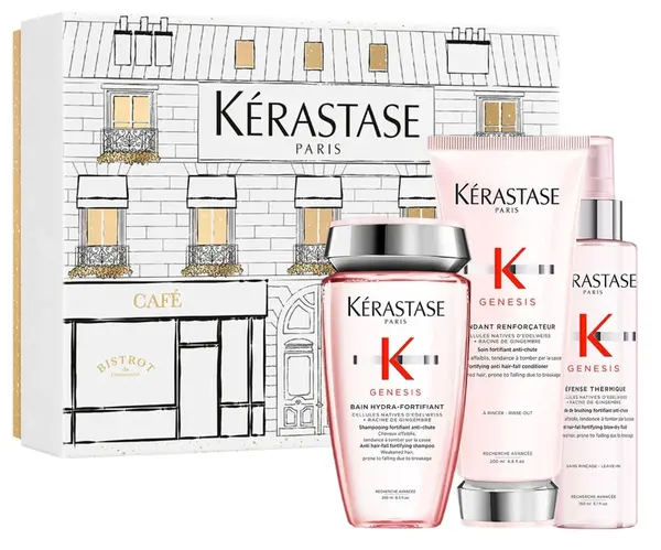 Dárková sada pro posílení vlasů se sklonem k padání Kérastase Genesis + dárek zdarma