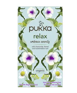 Pukka BIO Relax porcovaný čaj 20x2 g