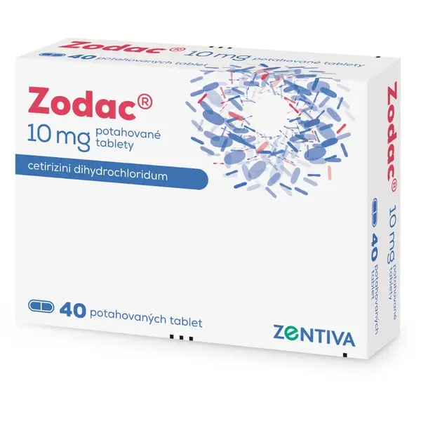Zodac 10mg 40 tablety