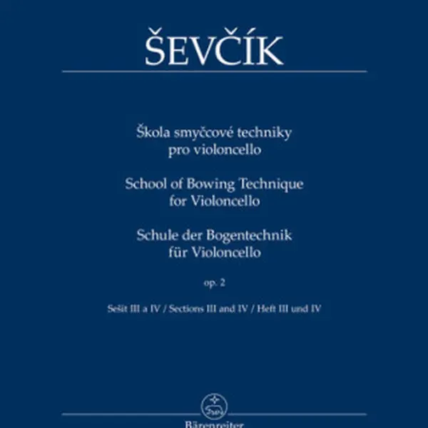 Škola smyčcové techniky pro violoncello - Otakar Ševčík