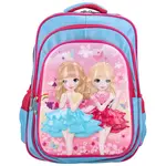 Dětský látkový školní batoh Princezny, světle modrá
