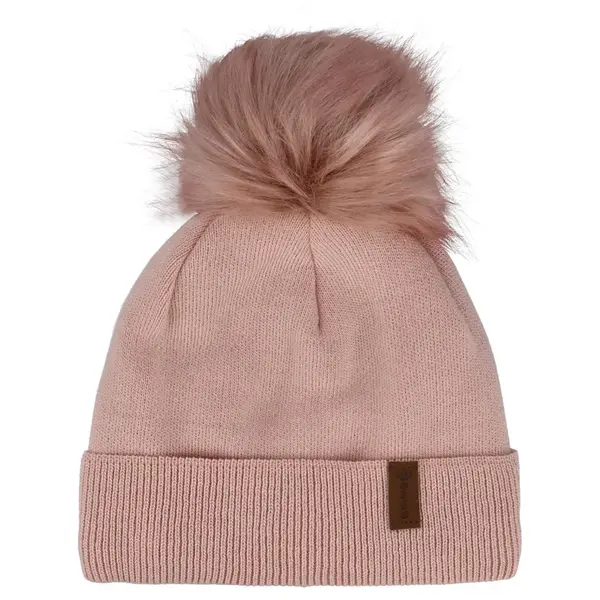 Stylová dámská zimní čepice Floka, růžová