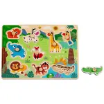 BABU - Drevené vkladacie puzzle SAFARI