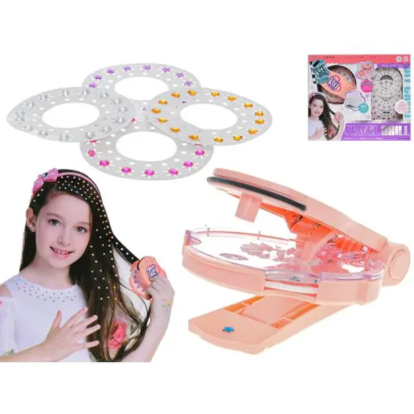 Magická kreativní sada na vlasy s doplňky
