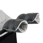 PETITE&MARS Rukávník / rukavice Jasí na kočárek Charcoal Grey