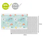 Podložka na hraní bez PVC a BPA 218x132cm Malý cestovatel 0m +