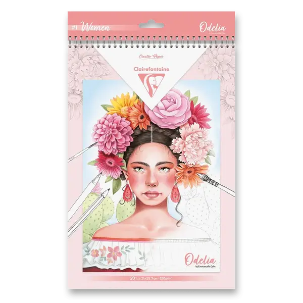 Omalovánky Clairefontaine Odelia Women - A4, 20 listů