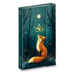 Magnetický týdenní diář Presco Notique 2026 - liška