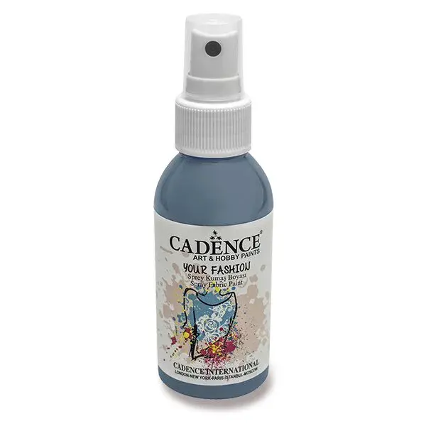 Barvy na textil Cadence Your Fashion, 100 ml - šedá